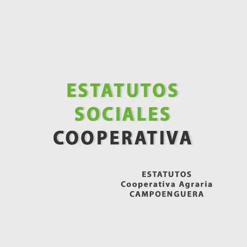 Estatutos Sociales Cooperativa Agraria Campoenguera
