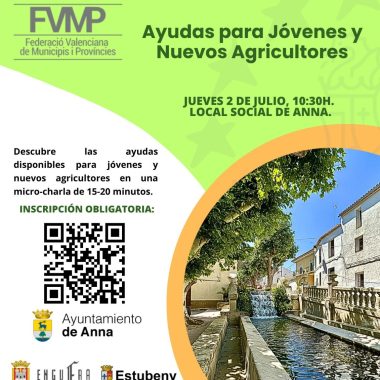 Microcharla informativa: Ayudas para Jóvenes y Nuevos Agricultores en la Canal de Navarrés