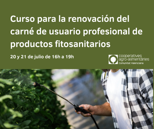 curso para la renovación del carné de usuario profesional de productos fitosanitarios