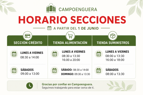 horarios de verano