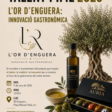 Innovación, talento y producto local: así es el proyecto “L’Or d’Enguera: Innovació Gastronòmica”