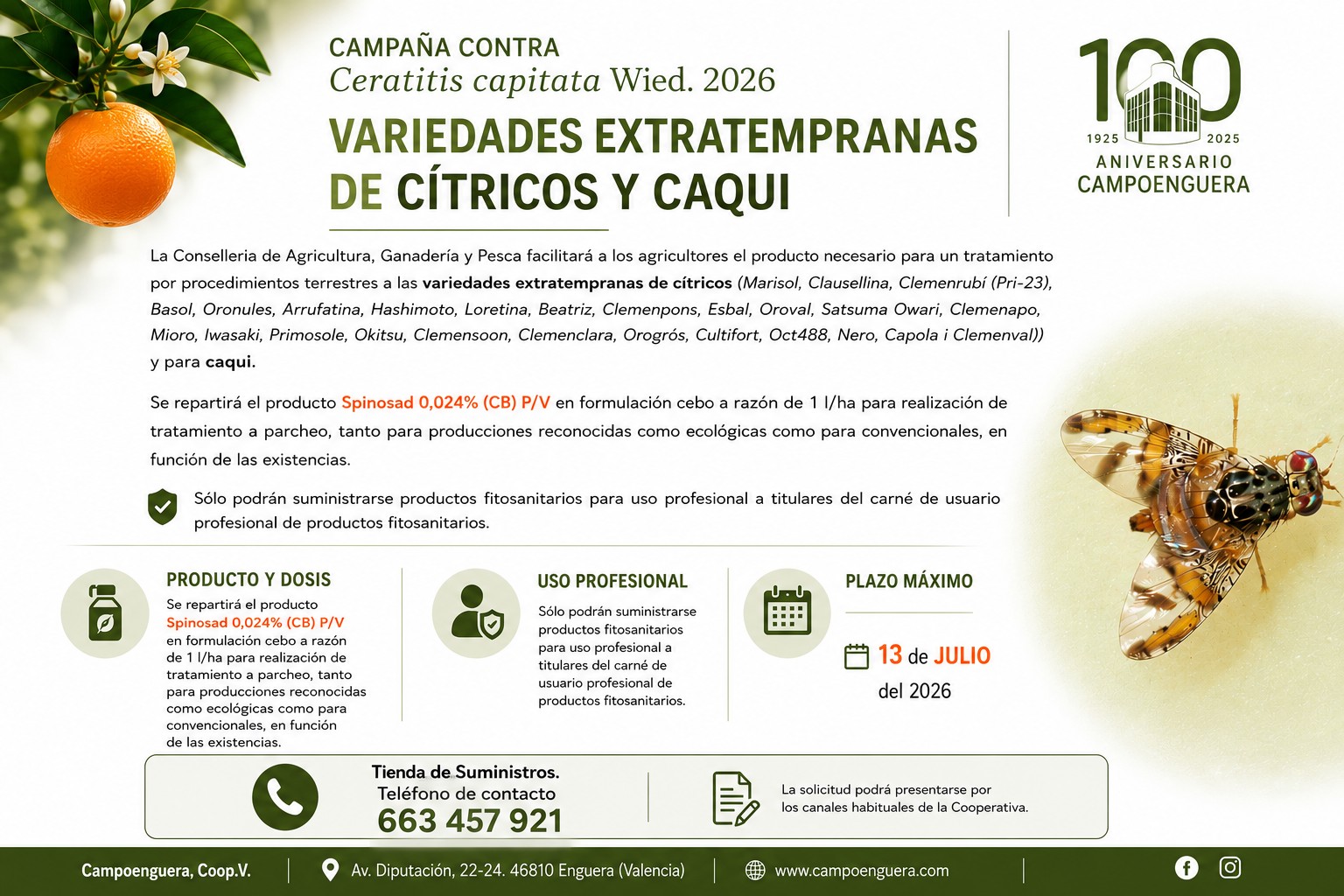 campaña contra ceratitits capitata wied 2026