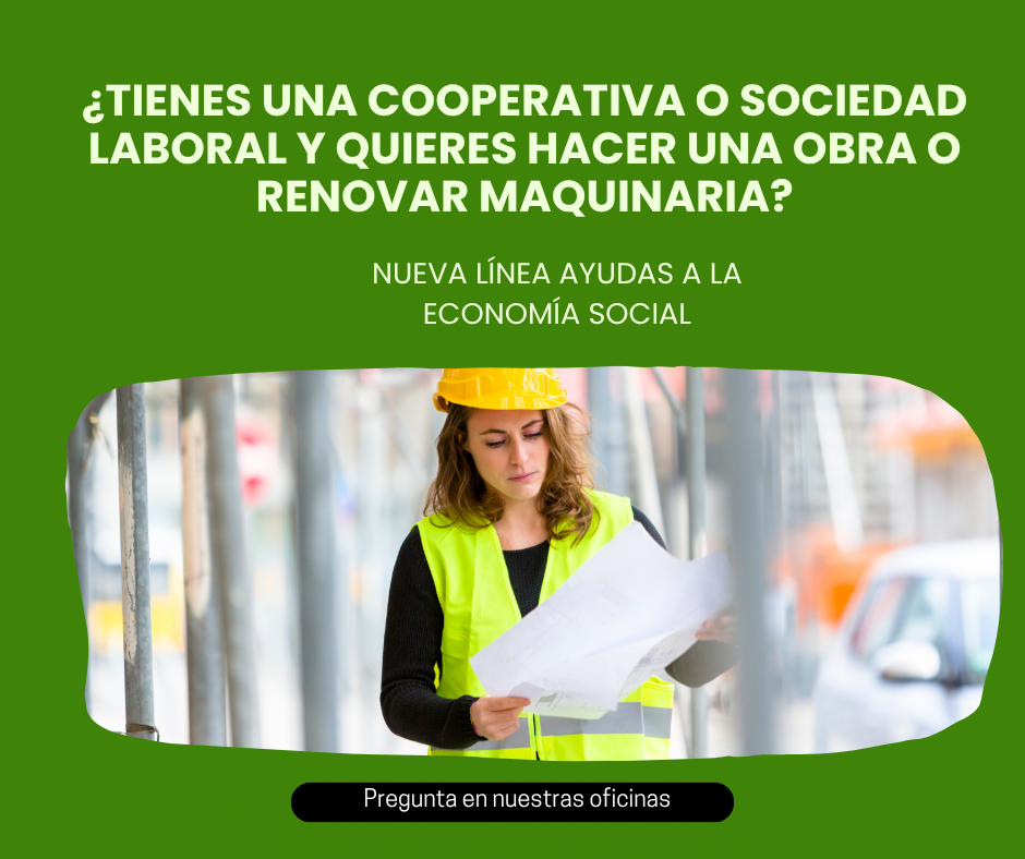 Abierto el plazo de ayudas de la Generalitat para inversiones y obras en cooperativas y sociedades laborales